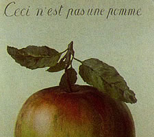 Rene Magritte, This is not an apple