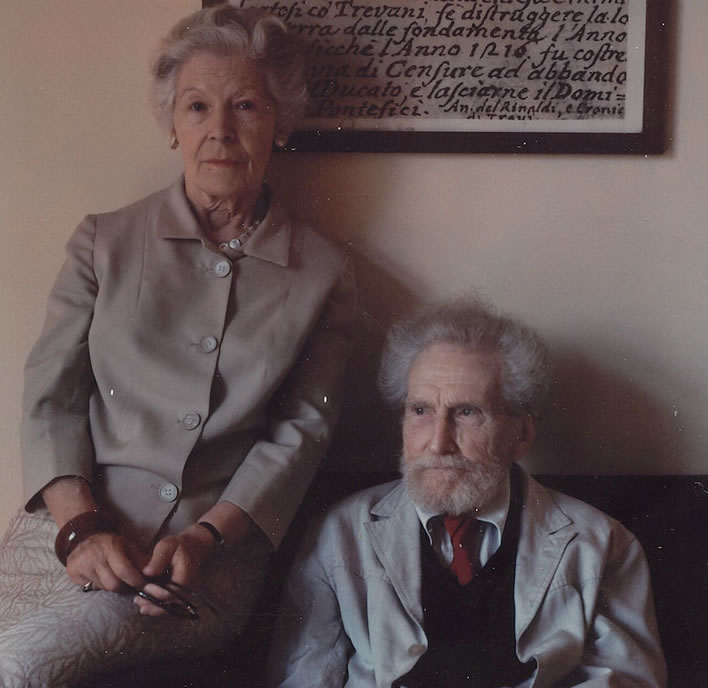 Ezra Pound and Olga Rudge, ND. Image: Beinecke Library, Yale; ©Olga Rudge Estate
