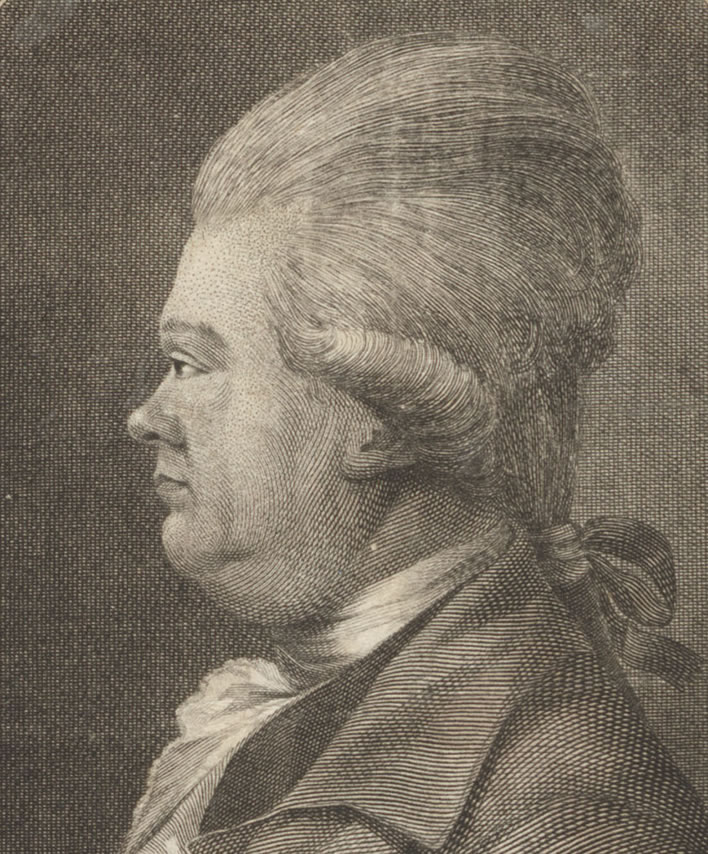 Christian Friedrich Daniel Schubart, engraved by Christian Jakob Schlotterbeck, 1785.