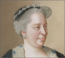 Jean-Étienne Liotard, Maria Theresia, 1762 (detail)