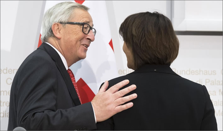 trepidation of the spheres: Jean-Claude Juncker and Doris Leuthard 1.